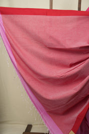 Pink Bengal Cotton Saree - SRPBCS193