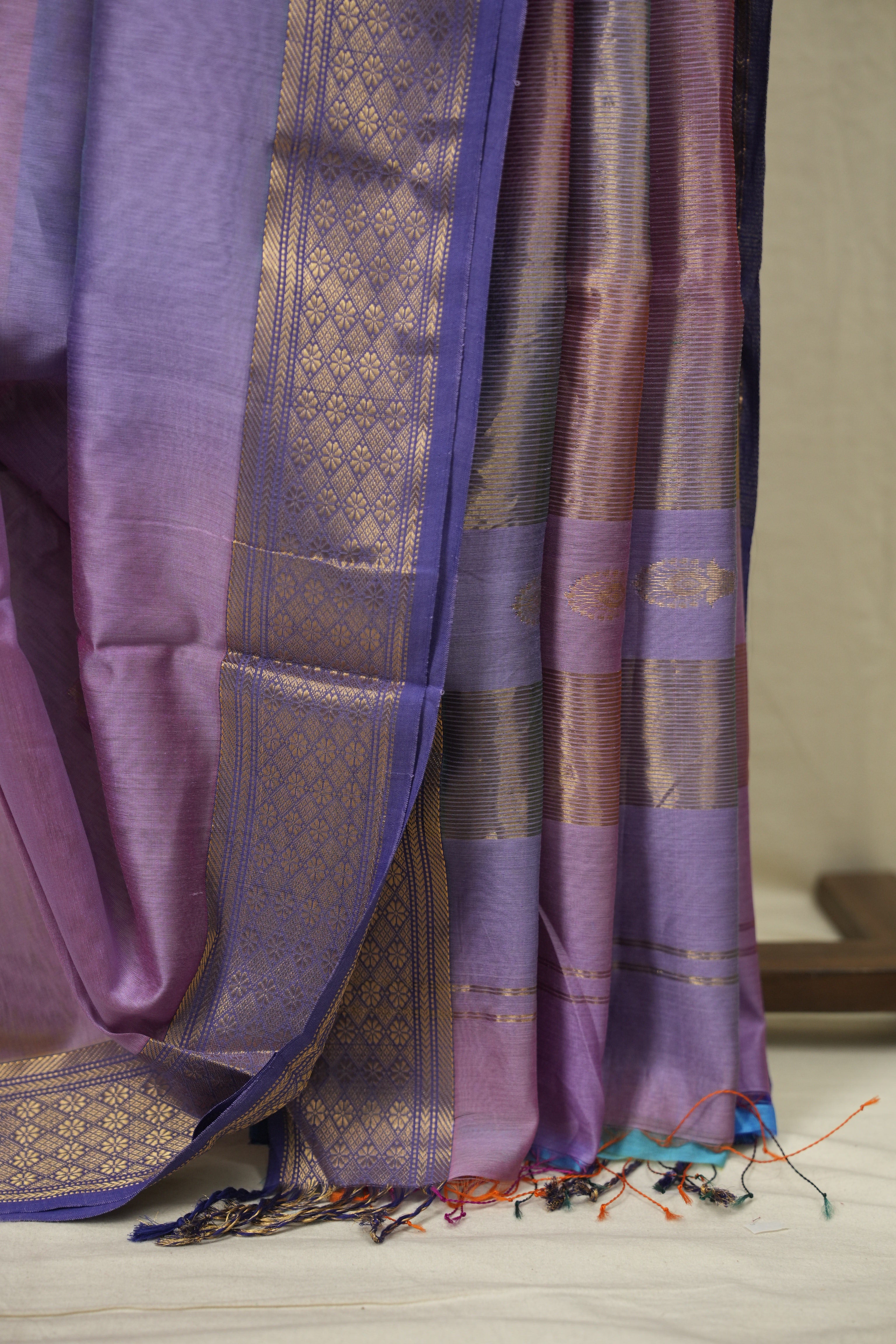 Multicolour Maheshwari Saree- SRMMS1364