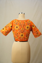 Orange Cotton Blouse - SROCB34