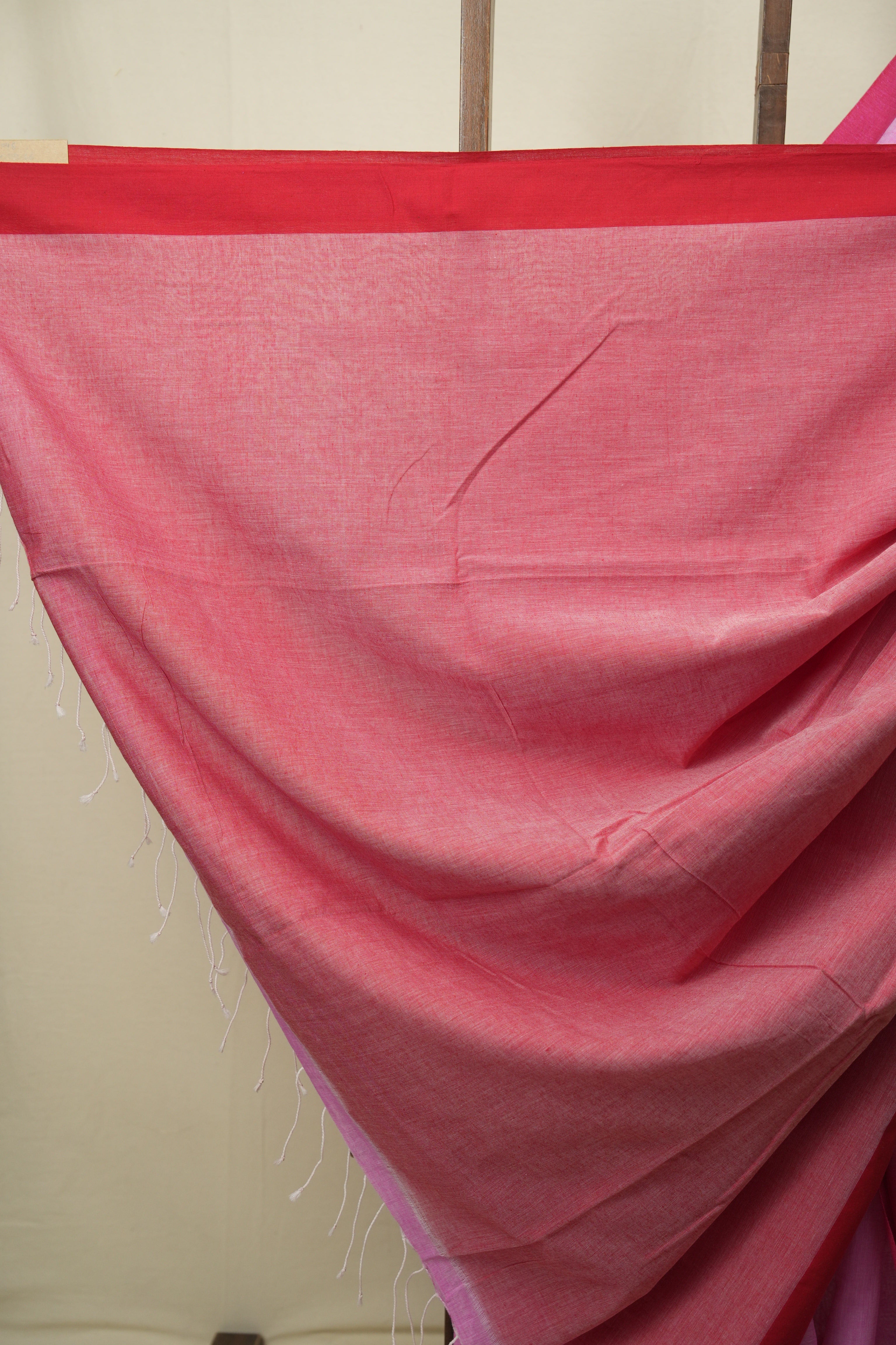 Pink Bengal Cotton Saree - SRPBCS193