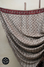 Black HBP Modal Silk Saree - SRBMSS153-PI