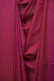 Dual Tone Purple Bengal Cotton Saree - SRDTPBCS184