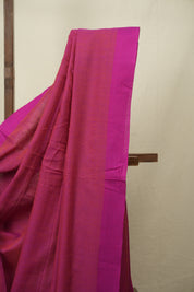 Dual Tone Purple Bengal Cotton Saree - SRDTPBCS184