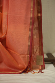 Peach Maheshwari Saree - SRPMS1314