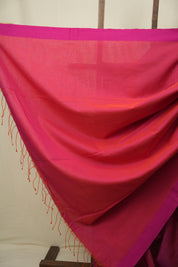 Dual Tone Purple Bengal Cotton Saree - SRDTPBCS184