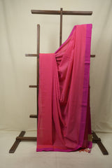 Pink Bengal Cotton Saree - SRPBCS185