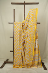 Orange HBP Cotton Saree - SROCS3704
