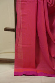 Pink Bengal Cotton Saree - SRPBCS185