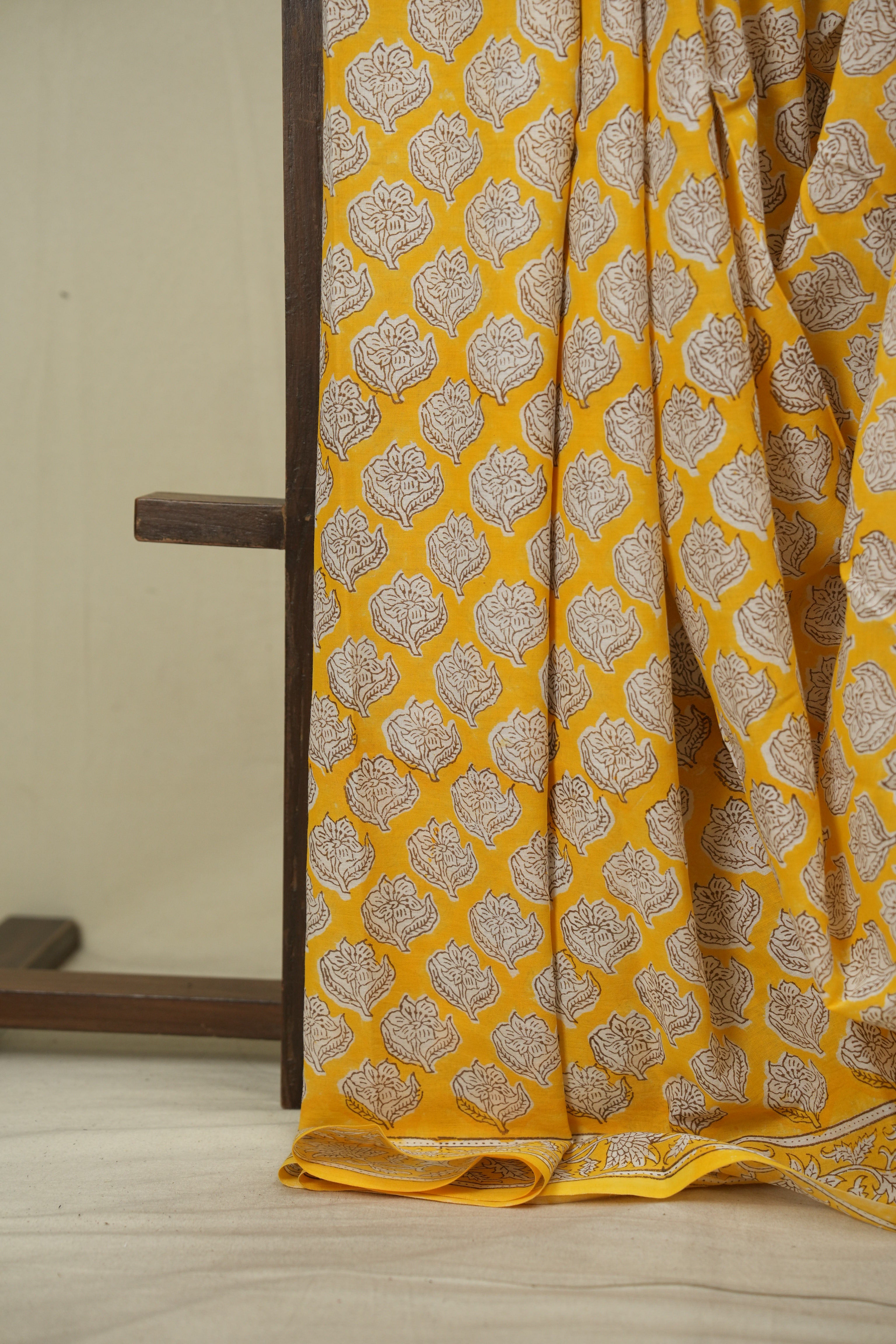 Orange HBP Cotton Saree - SROCS3704