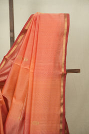 Peach Maheshwari Saree - SRPMS1314