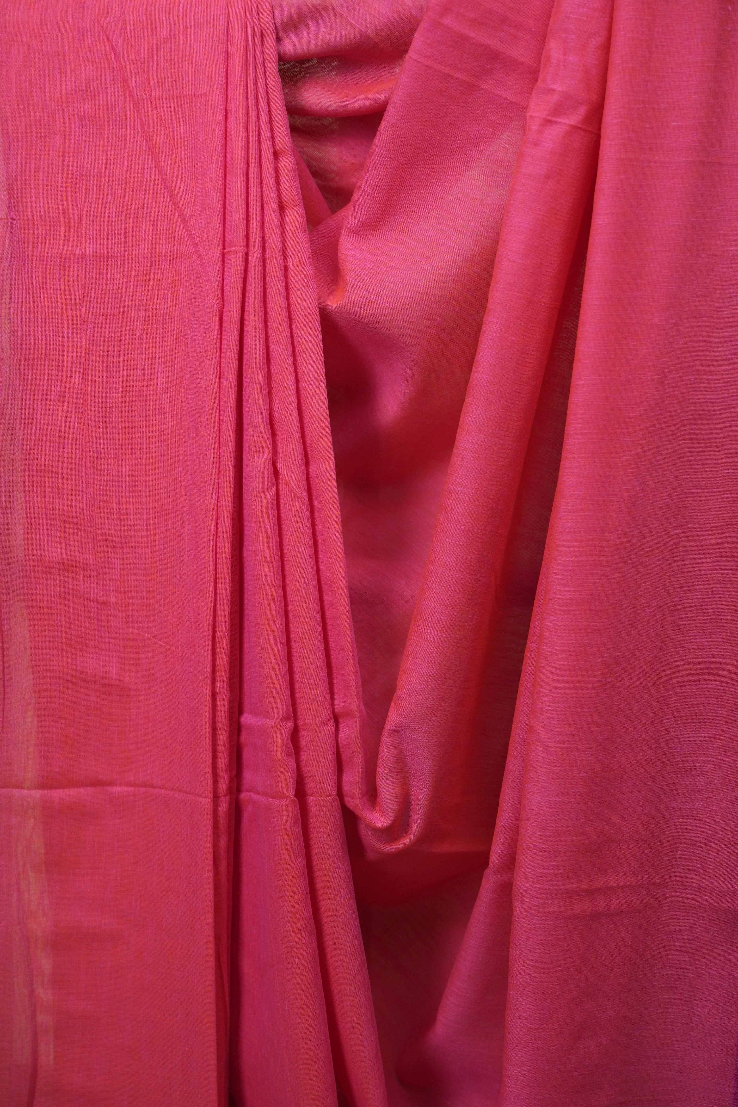 Pink Bengal Cotton Saree - SRPBCS185