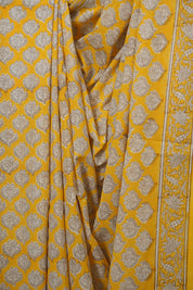 Orange HBP Cotton Saree - SROCS3704