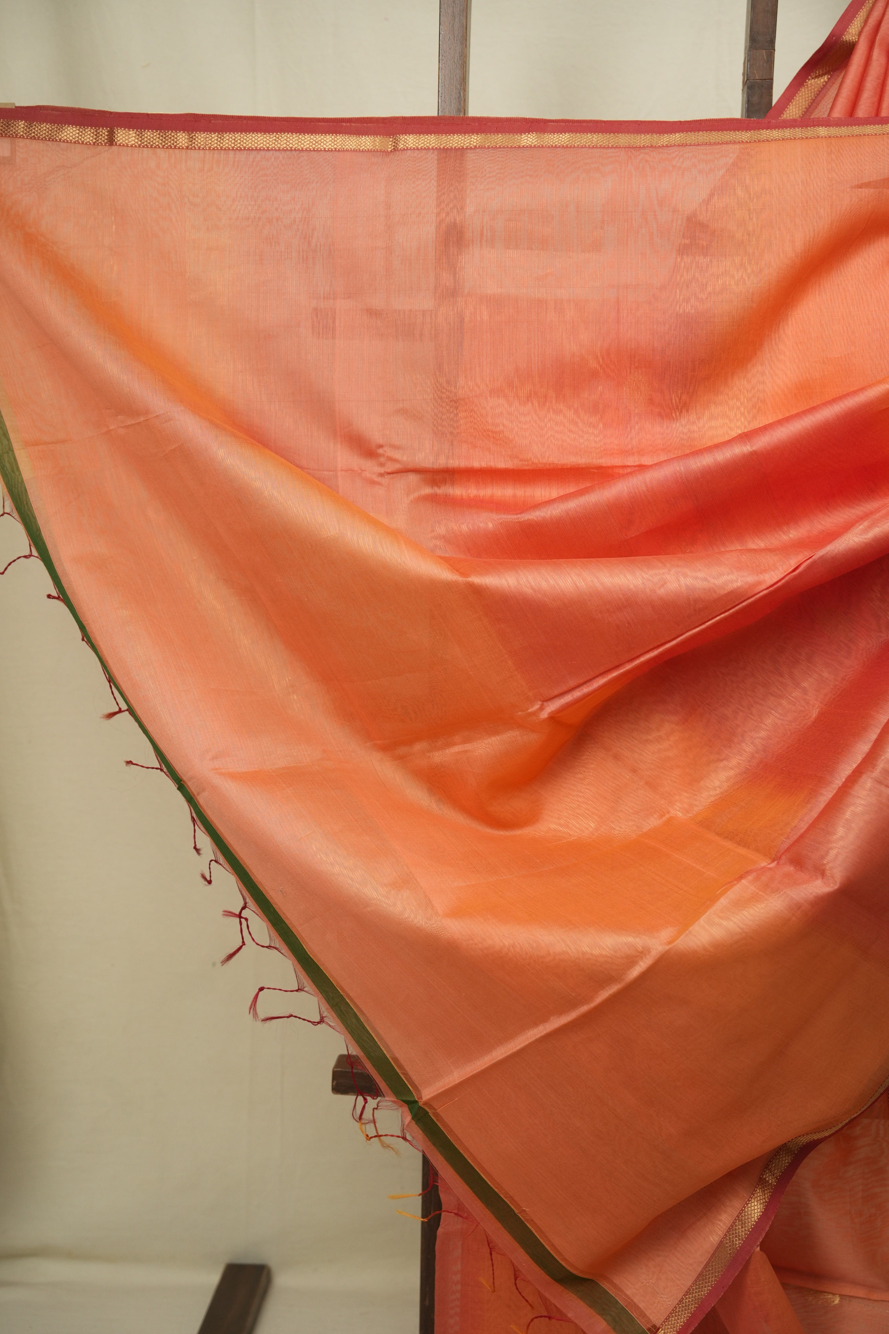 Peach Maheshwari Saree - SRPMS1314