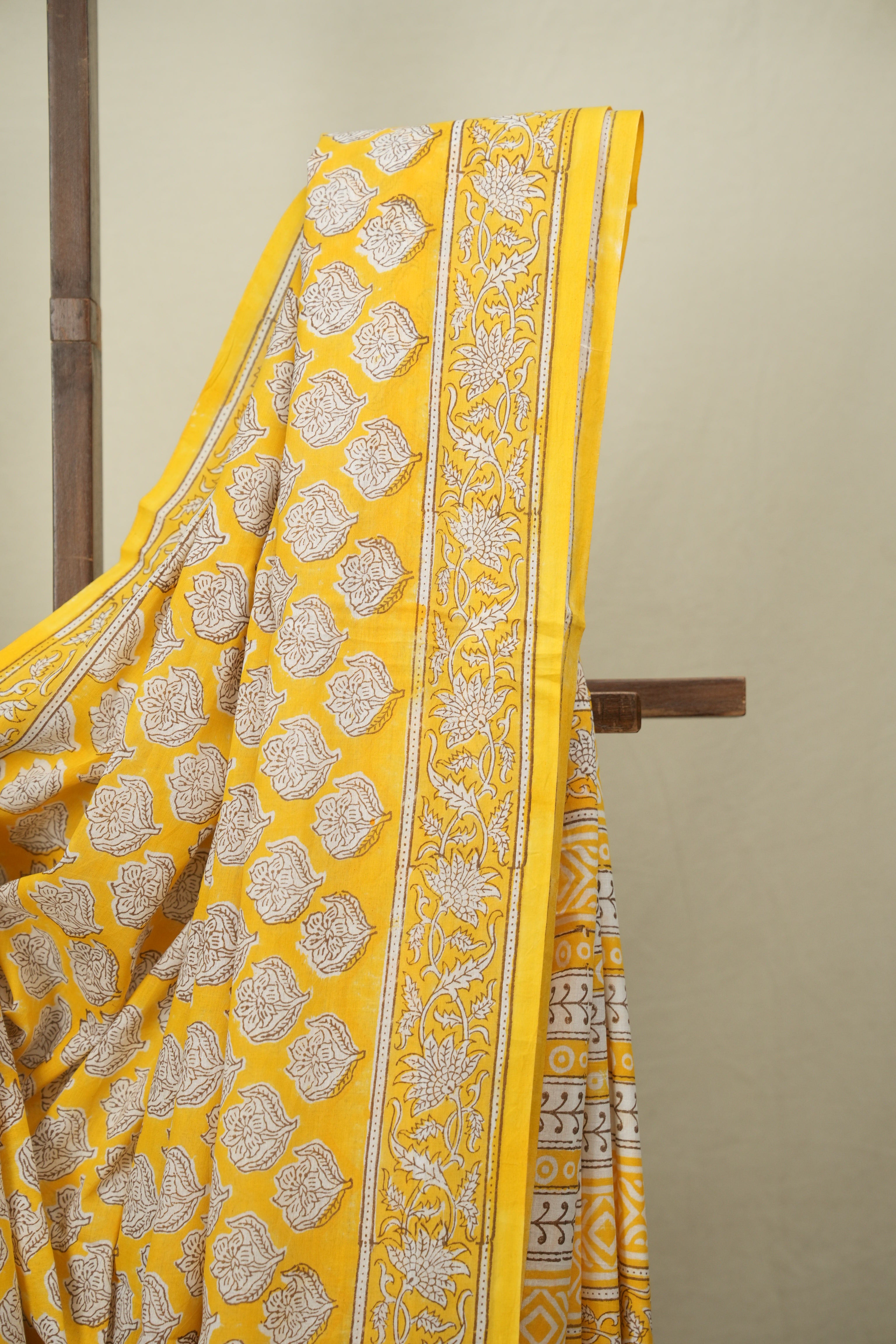 Orange HBP Cotton Saree - SROCS3704