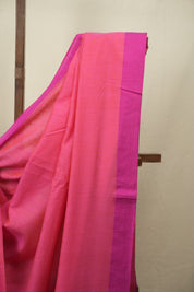 Pink Bengal Cotton Saree - SRPBCS185