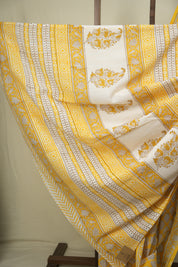 Orange HBP Cotton Saree - SROCS3704