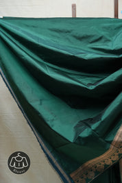 Green Banarasi Silk Saree - SRGBSS683