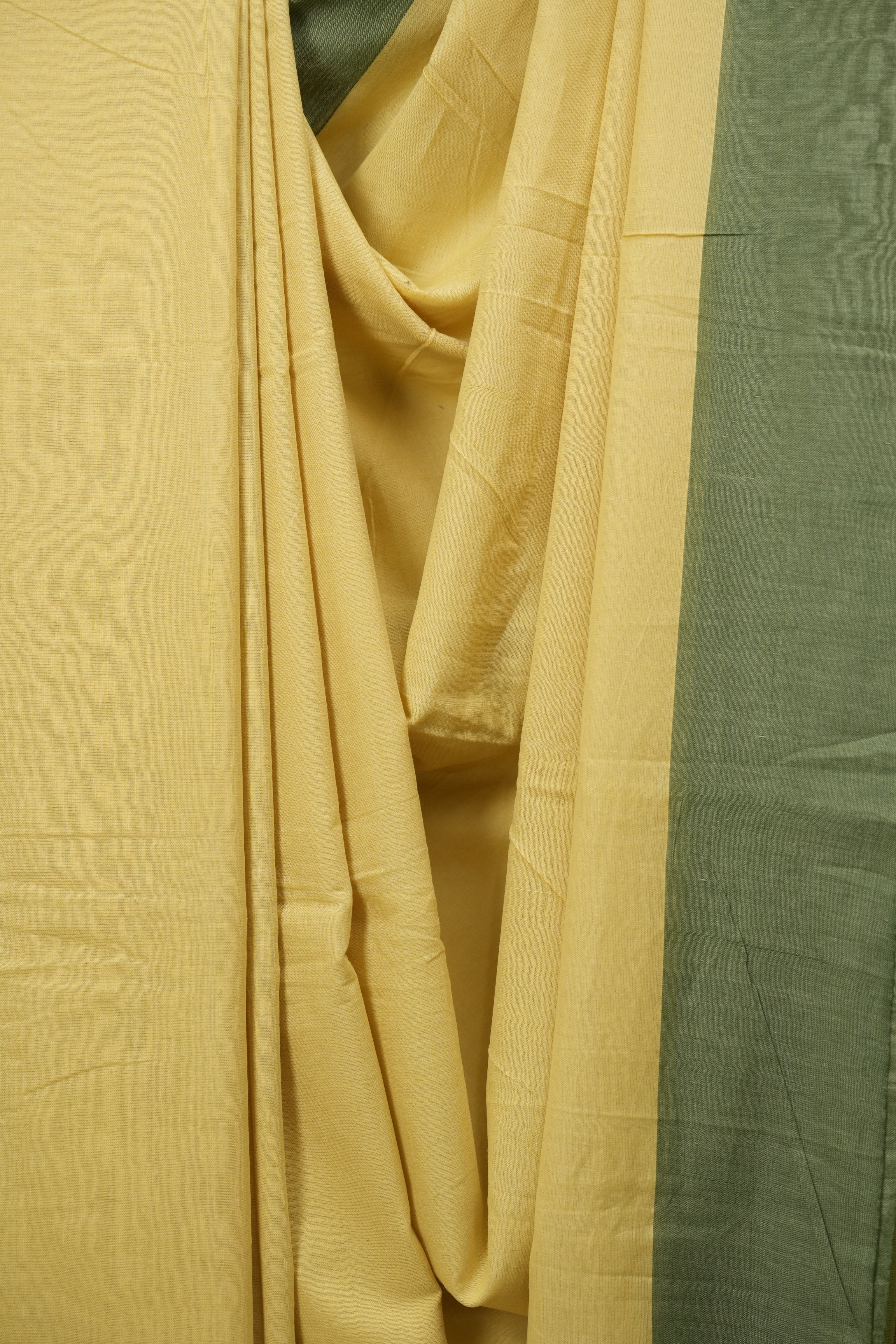 Lemon Yellow Cotton Ilkal Saree - SRLYCIS1060
