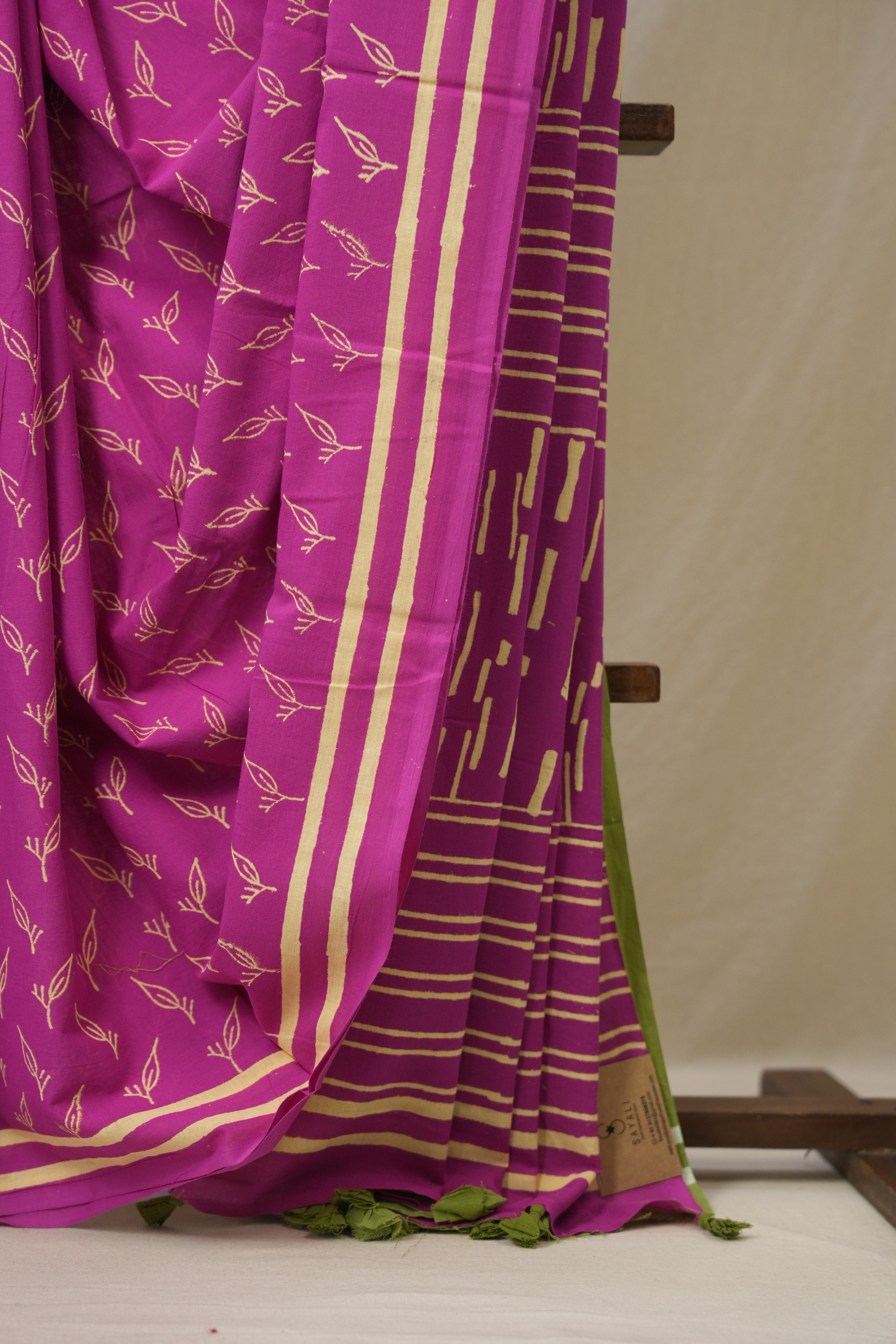 Rani Pink HBP Cotton Saree - SRRPCS3290