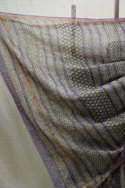 Purple HBP Kota Doria Saree - SRPKDS164