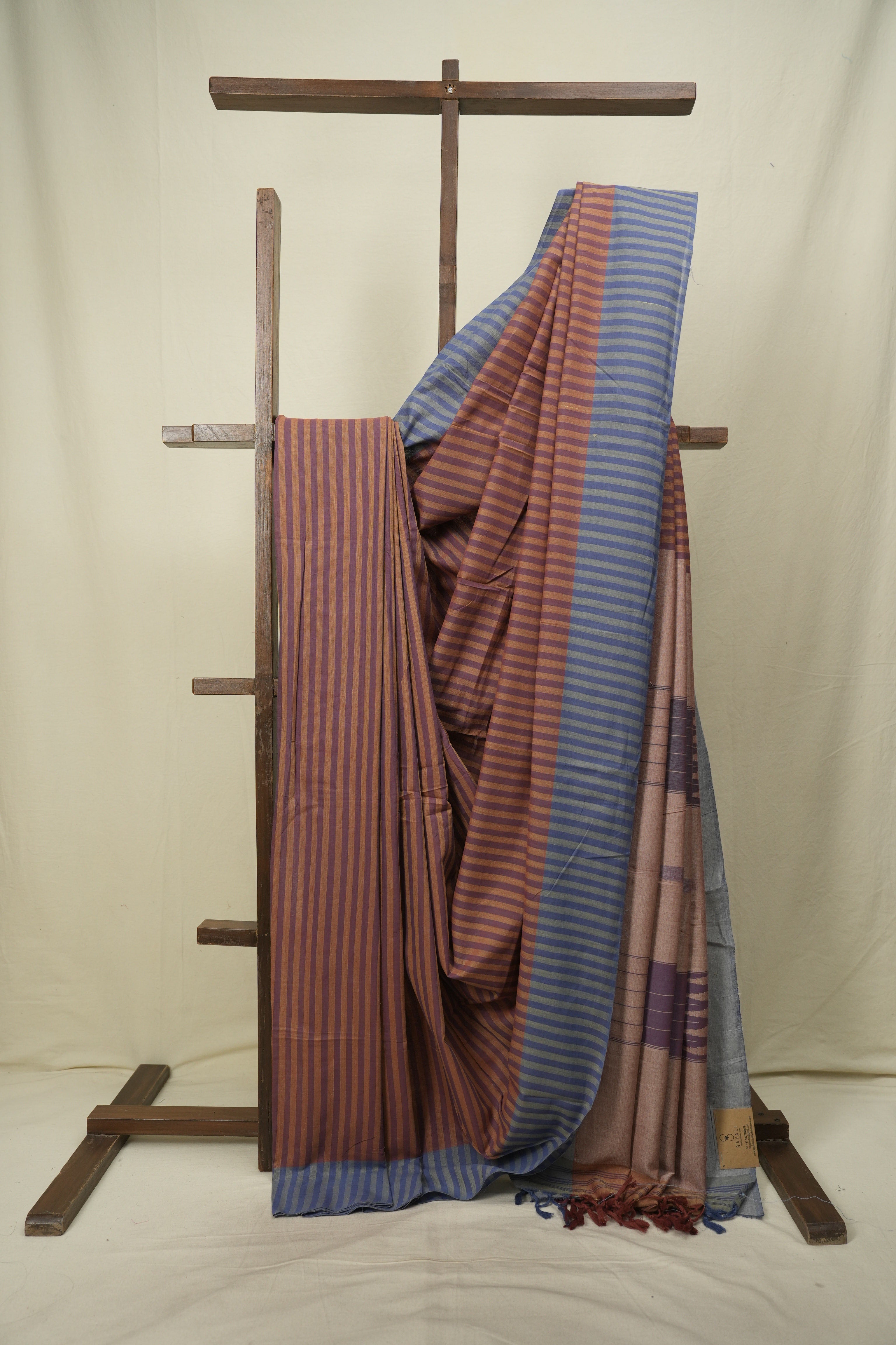 Mustard Cotton Ilkal Saree - SRMCIS1068