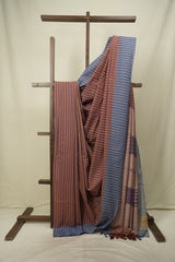 Mustard Cotton Ilkal Saree - SRMCIS1068