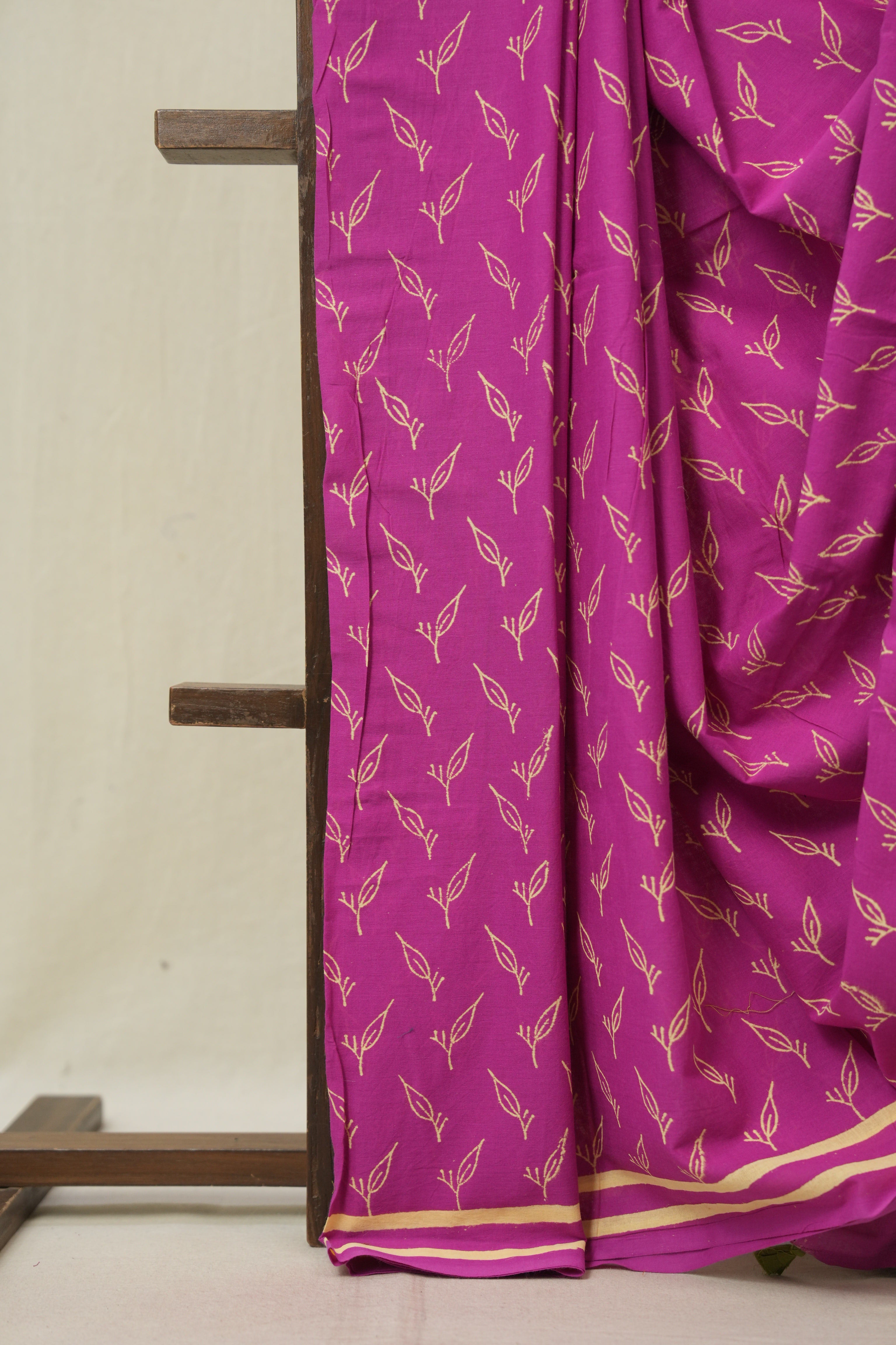 Rani Pink HBP Cotton Saree - SRRPCS3290
