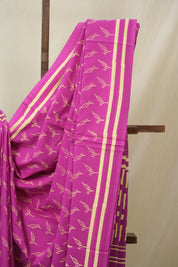 Rani Pink HBP Cotton Saree - SRRPCS3290
