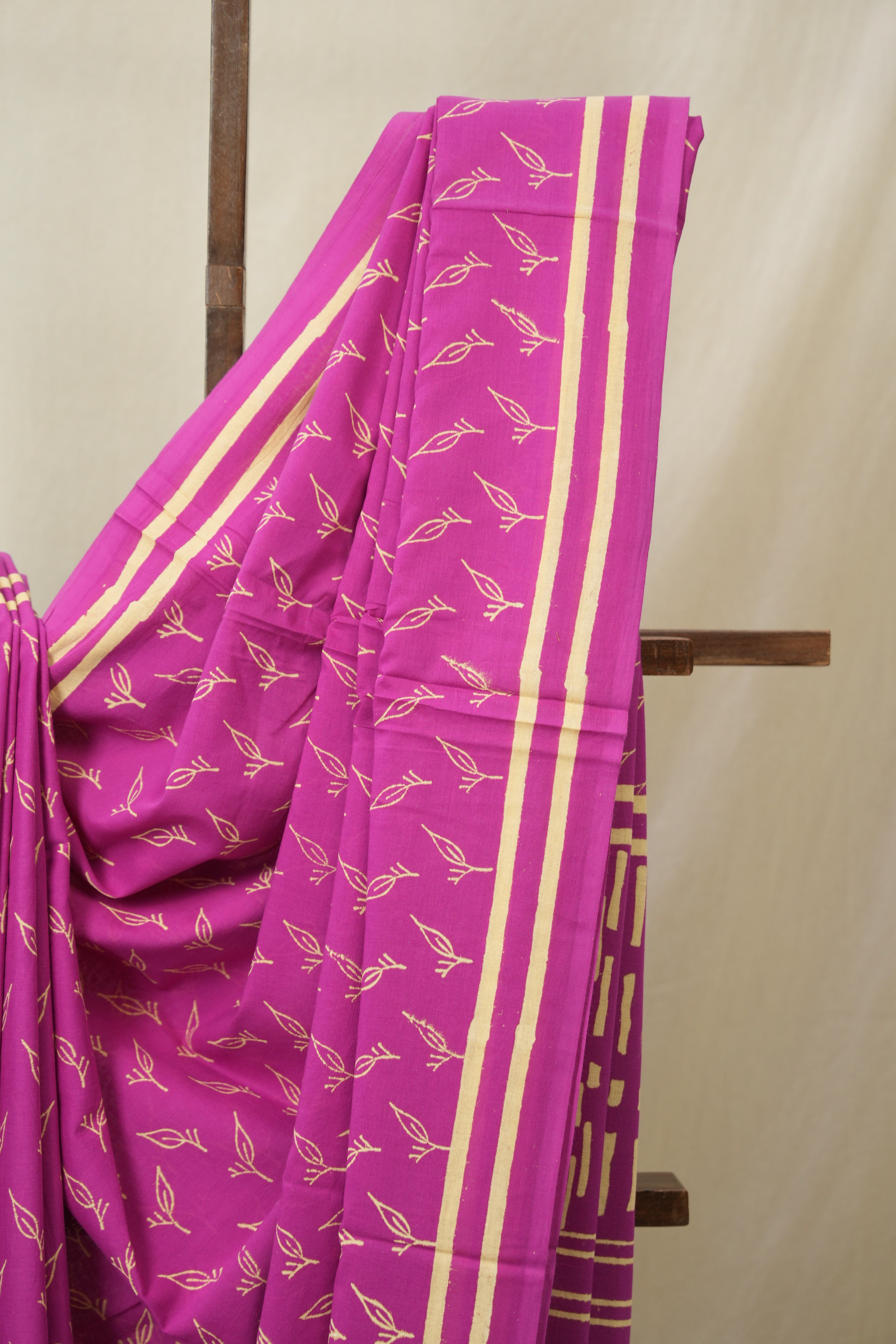 Rani Pink HBP Cotton Saree - SRRPCS3290
