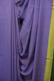 Purple Bengal Cotton Saree - SRPBCS186