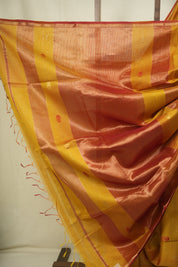 Mustard Maheshwari Saree - SRMMS1318
