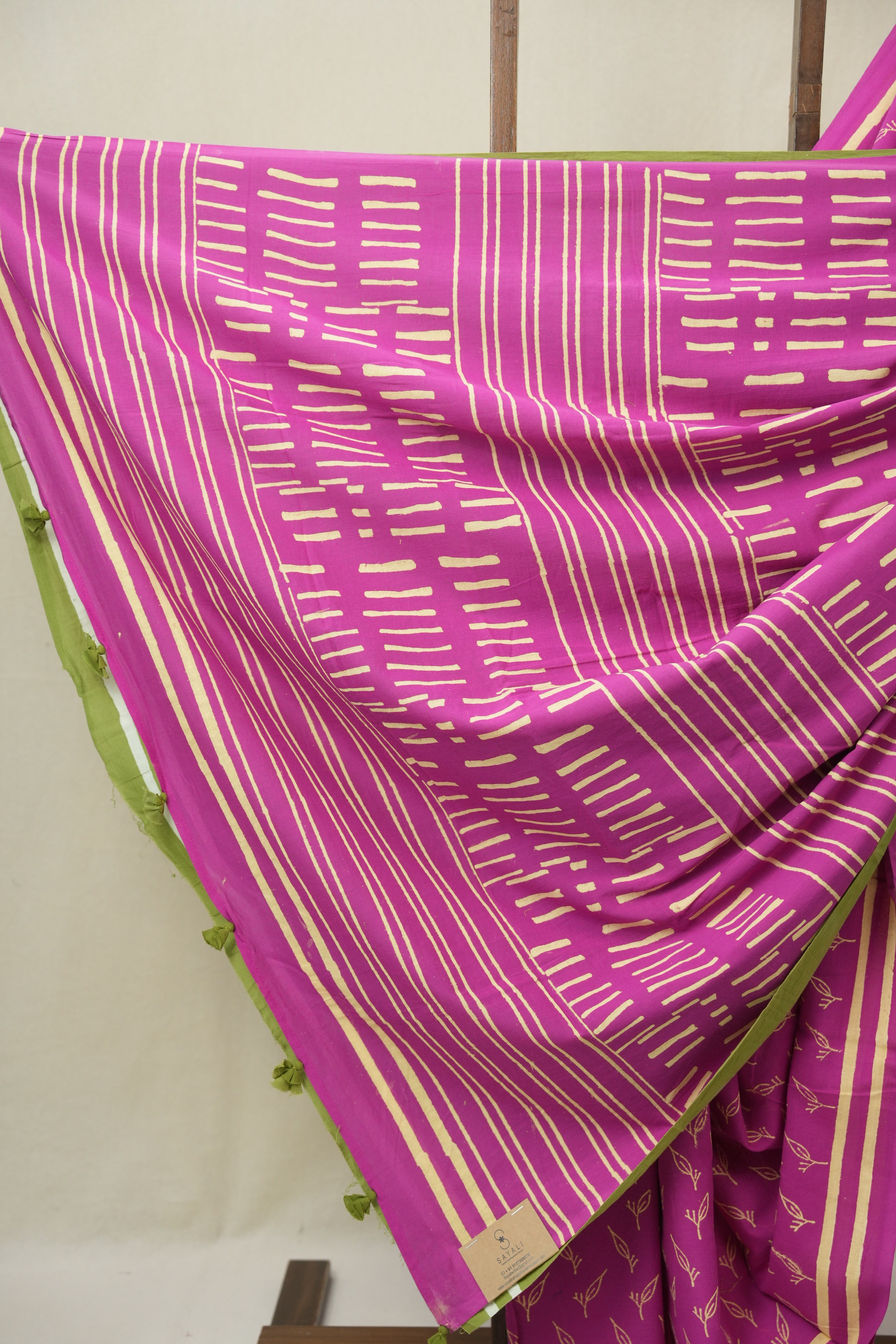 Rani Pink HBP Cotton Saree - SRRPCS3290