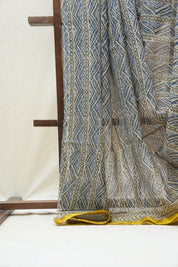 Cream HBP Kota Doria Saree - SRCKDS158