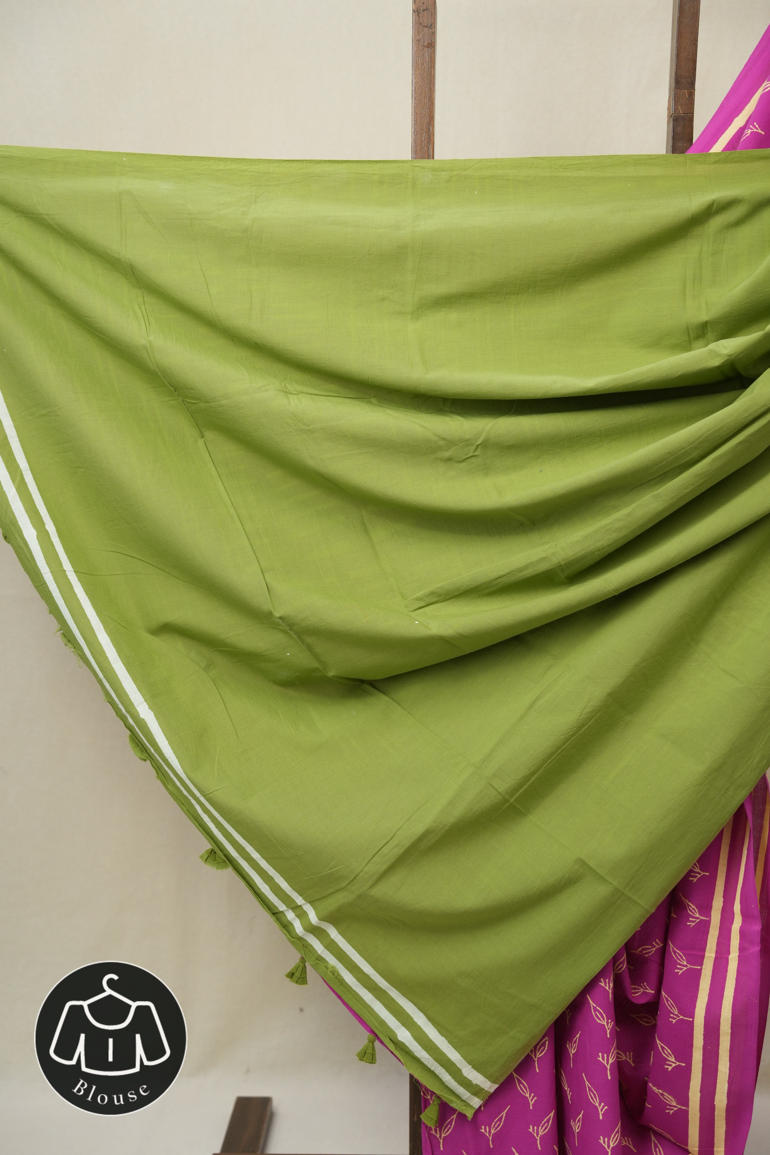 Rani Pink HBP Cotton Saree - SRRPCS3290
