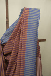 Mustard Cotton Ilkal Saree - SRMCIS1068