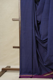 Blue Cotton Ilkal Saree  - SRBCIS681