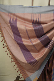 Mustard Cotton Ilkal Saree - SRMCIS1068
