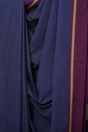Blue Cotton Ilkal Saree  - SRBCIS681