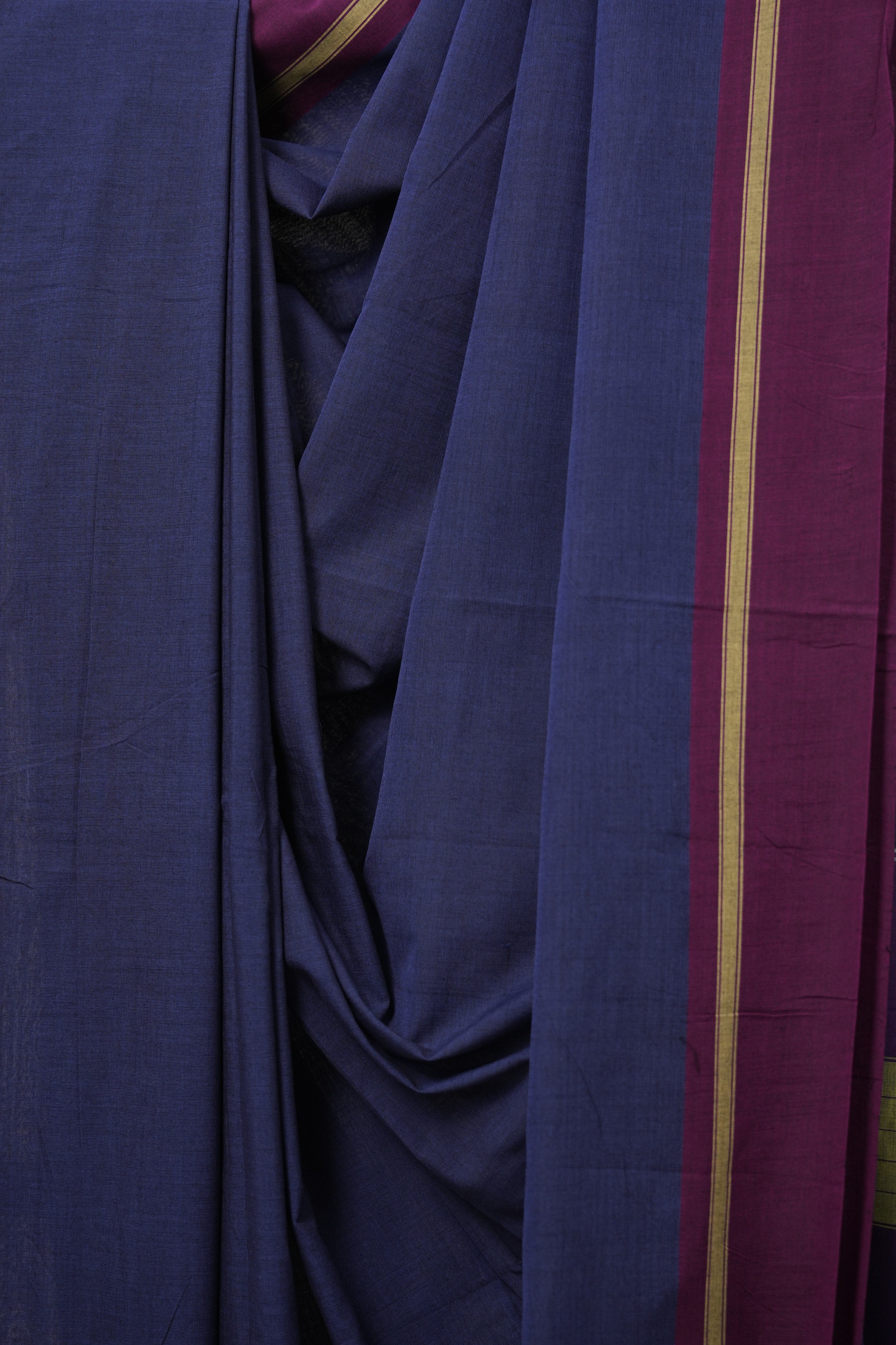 Blue Cotton Ilkal Saree  - SRBCIS681