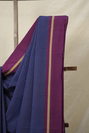 Blue Cotton Ilkal Saree  - SRBCIS681