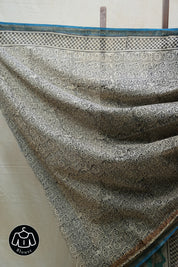 Green HBP Kota Doria Saree - SRGKDS156