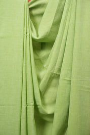Pista Bengal Cotton Saree - SRPBCS187