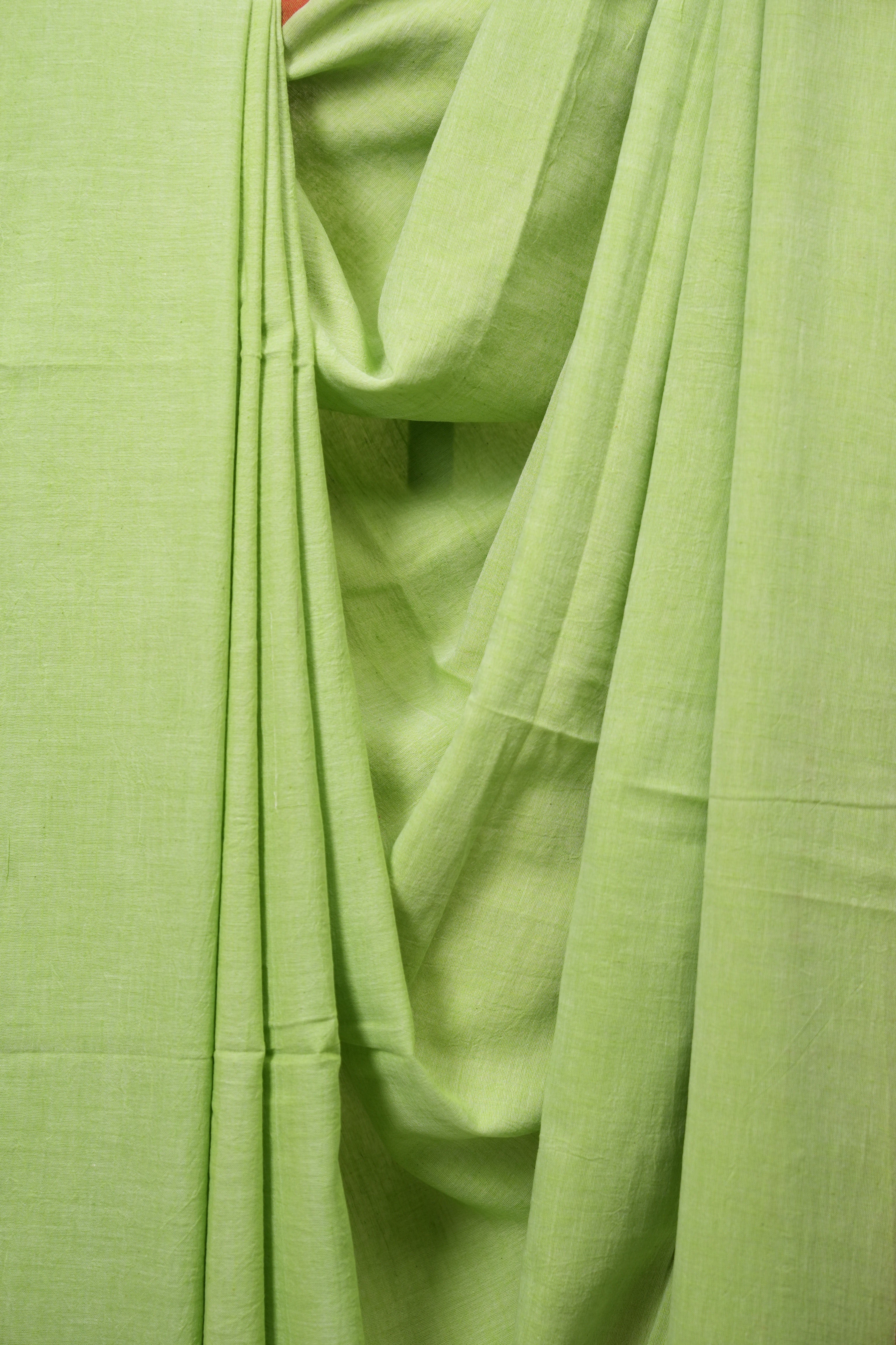 Pista Bengal Cotton Saree - SRPBCS187