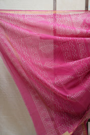Pink HBP Kota Doria Saree - SRPKDS146