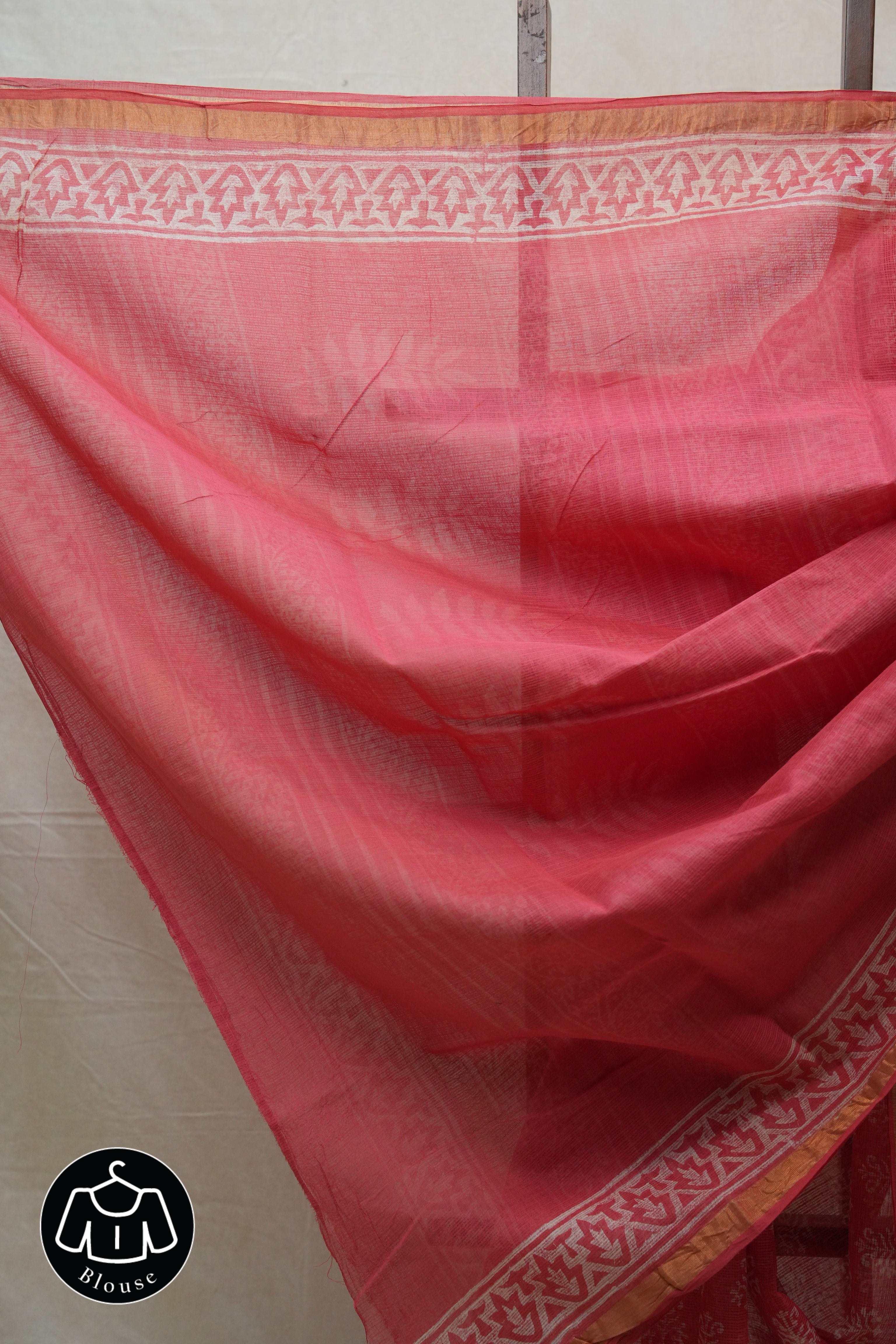 Red HBP Kota Doria Saree - SRRKDS144