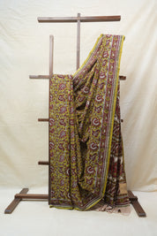 Green HBP Cotton Saree - SRGCS2553