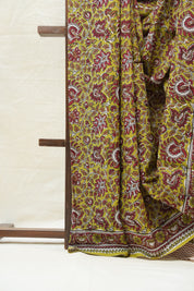 Green HBP Cotton Saree - SRGCS2553