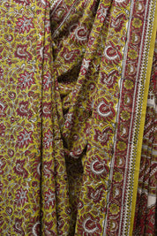 Green HBP Cotton Saree - SRGCS2553