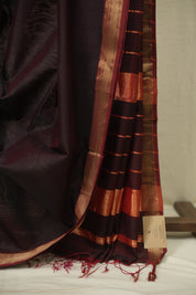 Wine Maheshwari Saree- SRBMS1355