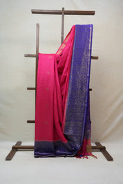 Pink Raw Silk Saree - SRPRSS697